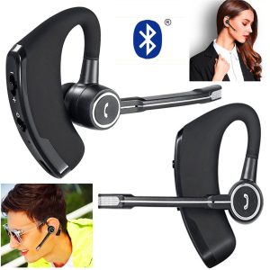 Business Bluetooth Headset Hands-free Call Earpiece with Mic for Cell Phones