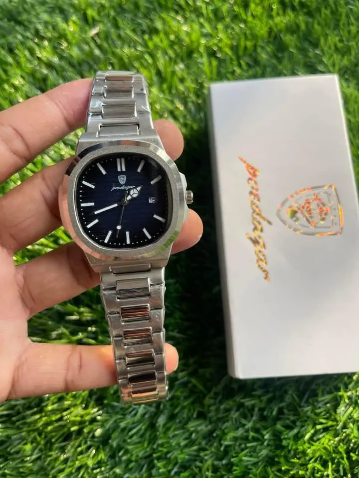 Poedagar 613 Luxury Stainless Steel Strap Watch