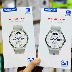 WISME-X69 Multi-Function Smart Watch (3+1 Strap Edition) HD Full Touch Display